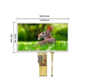 A070VTN06.4  Monitors 7 inch Resolution 800*480 Liquid Crystal Module tft lcd display