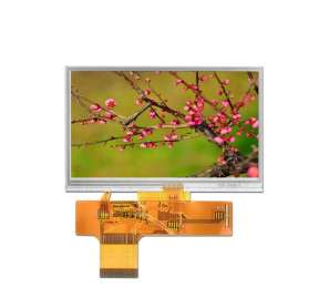 4.3-inch 6-point TFT LCD display with resistive touch - IDT-G043GPH-06P