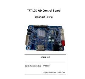 JZ-H58 driver board comes with HDMI channel Support ADJ/PWM software dimming