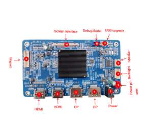 JZ-HP98 4k driver board is used for TFT LCD screens that support VBY1/eDP