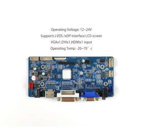 Driver board  JZ-VDH68WV Support serial port protocol control LVDS eDP output