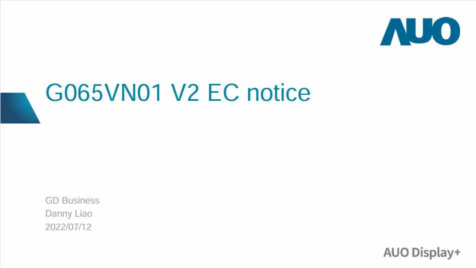 G065VN01 V2 EC notice 