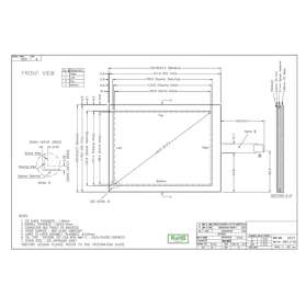 6.4 inch 4-wire resistance touch screen AMT9501