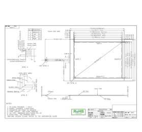 6.52 inch 4-wire resistance touch screen AMT9557