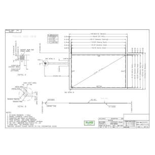 7.0 inch 4-wire resistance touch screen AMT9545