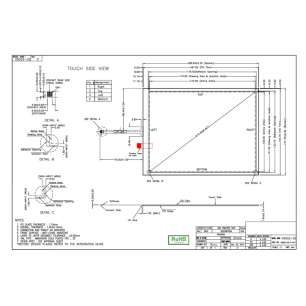 8.48inch 4-wire resistance touch screen AMT9552