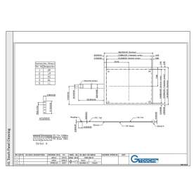 8.4inch 5 Wire Resistive Touch Panel GP-084F-5M-NB04B