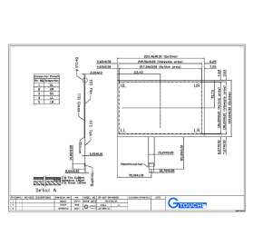 10.1inch 5 Wire Resistive Touch Panel GP-101F-5M-NB03B