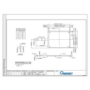 8.4inch 5 Wire Resistive Touch Panel GP-084F-5M-NB04B