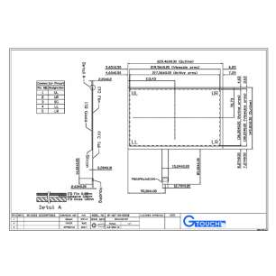 10.1inch 5 Wire Resistive Touch Panel GP-101F-5M-NB03B