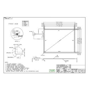 10.4 inch 4-wire resistance touch screen AMT9509