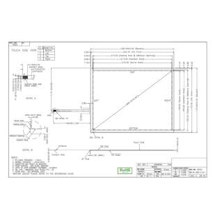 10.44 inch 4-wire resistance touch screen AMT9553