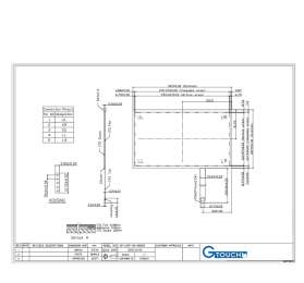 13.3 inch 5 Wire Resistive Touch Panel GP-133F-5N-NB02B