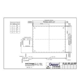 19.0 inch 5 Wire Resistive Touch Panel GP-190F-5M-NB06B