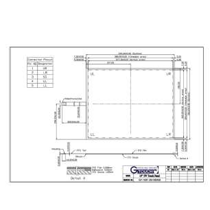 19.0 inch 5 Wire Resistive Touch Panel GP-190F-5M-NB06B