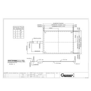 12.1 inch 5 Wire Resistive Touch Panel GP-121F-5M-NB09B