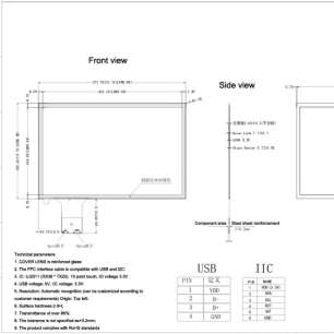  XH121062A-GDA-A1 12.1-inch 10 po...